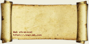 Danijela Ubović vizit kartica